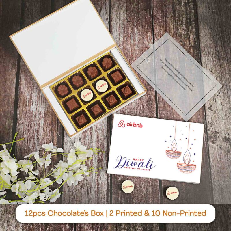 Print Your Brand on Festive Corporate Chocolates Gift For Diwali