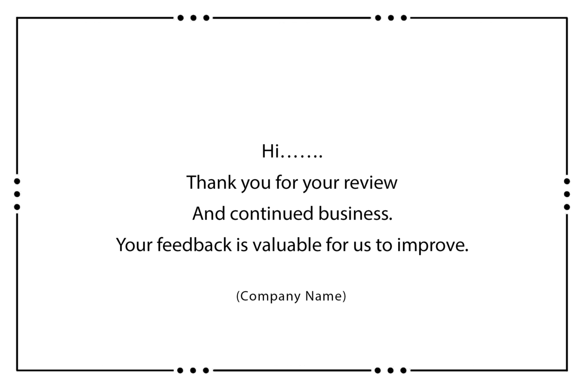 Hi……. Thank you for your review And continued business. Your feedback is valuable for us to improve